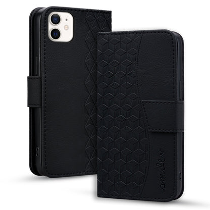 Business Diamond Buckle Leather Phone Case with Lanyard, For iPhone 13 mini, For iPhone 12 / 12 Pro, For iPhone 12 Pro Max, For iPhone 12 mini