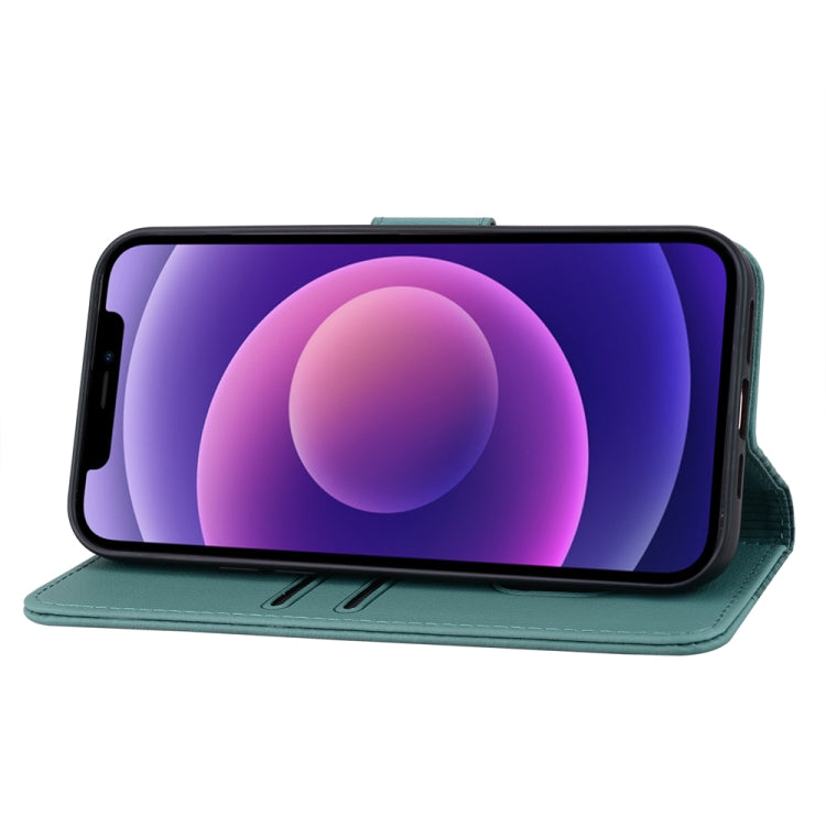 Business Diamond Buckle Leather Phone Case with Lanyard, For iPhone 13 mini, For iPhone 12 / 12 Pro, For iPhone 12 Pro Max, For iPhone 12 mini