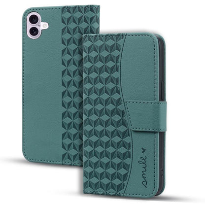 Diamond Buckle Leather Phone Case with Lanyard, For iPhone 17e / 16e, For iPhone 17 Pro Max, For iPhone 17 Pro, For iPhone 17