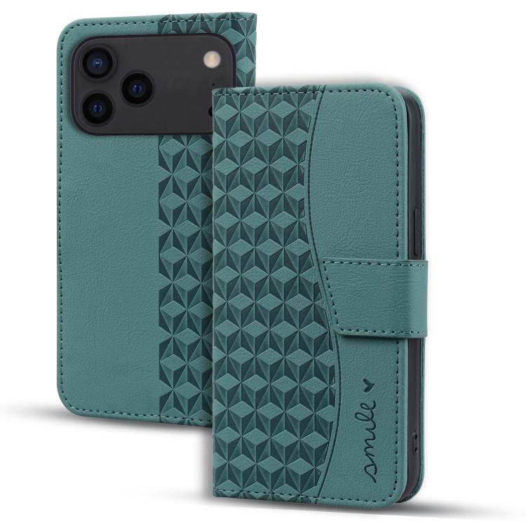Diamond Buckle Leather Phone Case with Lanyard, For iPhone 17e / 16e, For iPhone 17 Pro Max, For iPhone 17 Pro, For iPhone 17