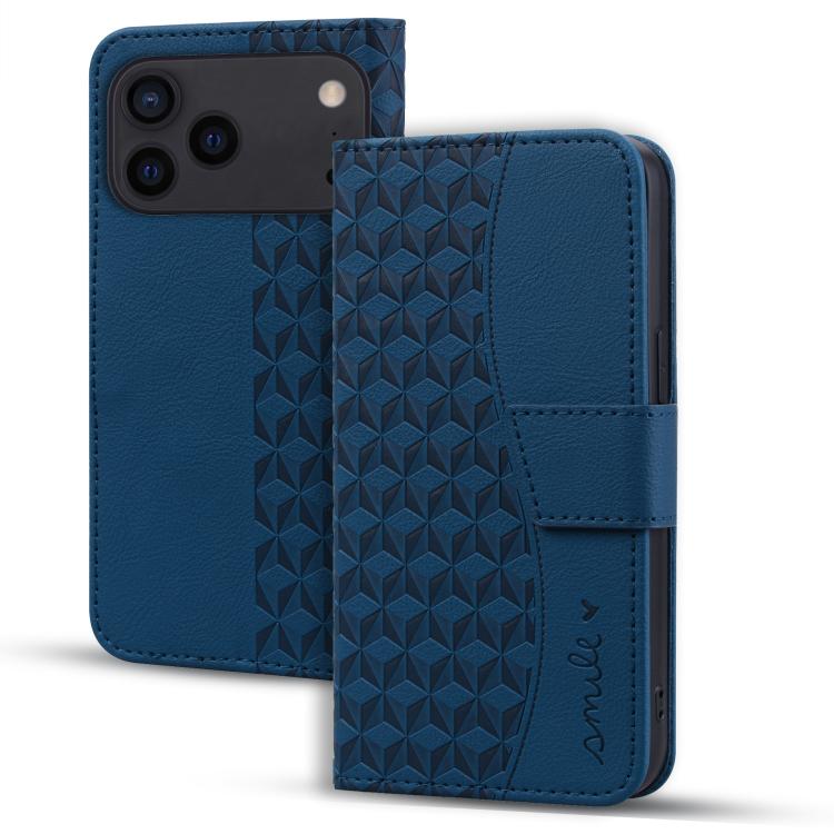 Diamond Buckle Leather Phone Case with Lanyard, For iPhone 17e / 16e, For iPhone 17 Pro Max, For iPhone 17 Pro, For iPhone 17