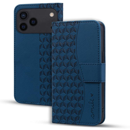 Diamond Buckle Leather Phone Case with Lanyard, For iPhone 17e / 16e, For iPhone 17 Pro Max, For iPhone 17 Pro, For iPhone 17