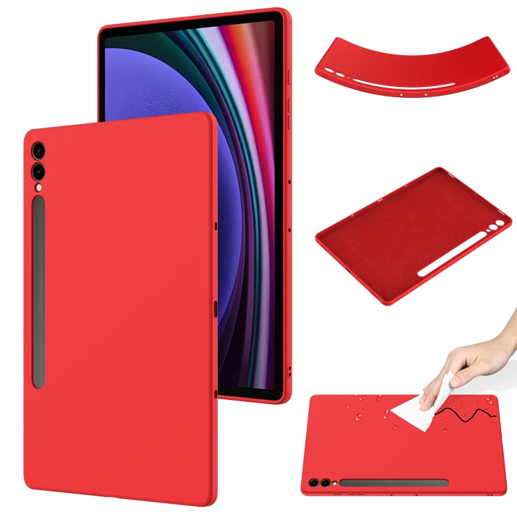 Pure Color Liquid Silicone Shockproof Tablet Case, For Samsung Galaxy Tab S9, For Samsung Galaxy Tab S9+