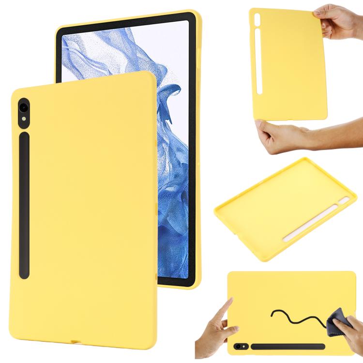 Pure Color Liquid Silicone Shockproof Tablet Case, For Samsung Galaxy Tab A11+, For Samsung Galaxy Tab A11, For Samsung Galaxy Tab S10 Lite 5G/S10/S10 FE, For Samsung Galaxy Tab S11, For Samsung Tab S11 Ultra, For Samsung Galaxy Tab S10 FE+