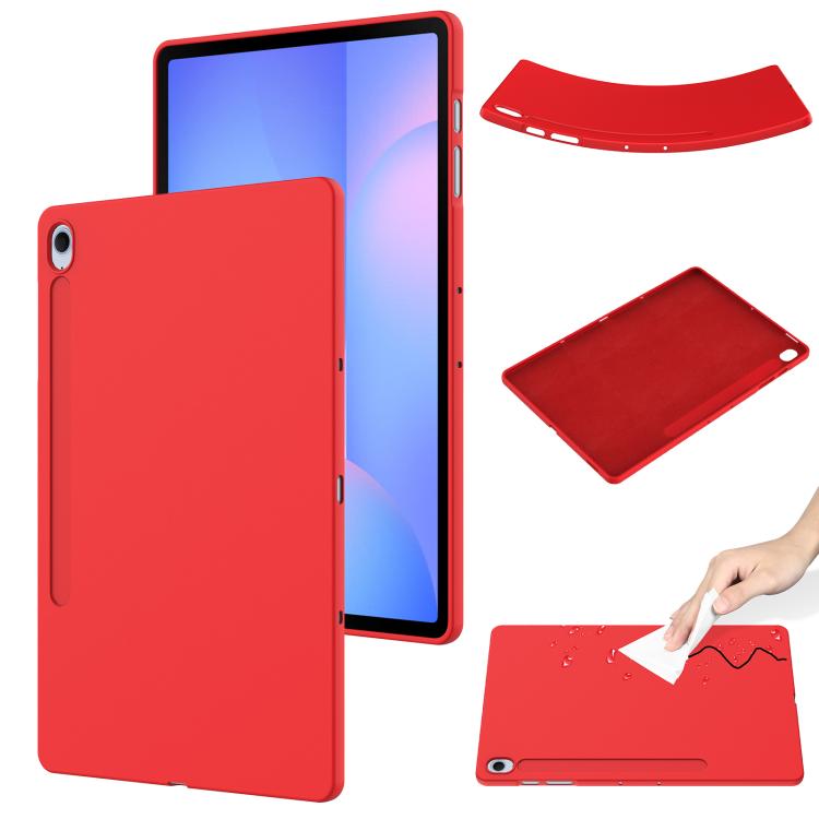 Pure Color Liquid Silicone Shockproof Tablet Case, For Samsung Galaxy Tab A11+, For Samsung Galaxy Tab A11, For Samsung Galaxy Tab S10 Lite 5G/S10/S10 FE, For Samsung Galaxy Tab S11, For Samsung Tab S11 Ultra, For Samsung Galaxy Tab S10 FE+