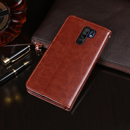 idewei Crazy Horse Texture Horizontal Flip Leather Case with Holder & Card Slots & Wallet, For Xiaomi Redmi 9, For Xiaomi Poco M2 Pro, For Xiaomi Redmi 9A