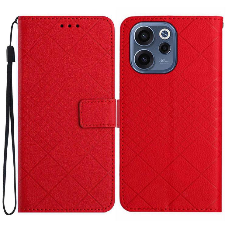 Rhombic Grid Texture Leather Phone Case, For OPPO Reno16 F / Reno16 FS 5G, For OPPO Reno16 / Reno16 Pro 5G Global, For OPPO A6 5G Global / A6x 5G, For OPPO Reno15 F 5G Global