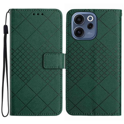 Rhombic Grid Texture Leather Phone Case, For OPPO Reno16 F / Reno16 FS 5G, For OPPO Reno16 / Reno16 Pro 5G Global, For OPPO A6 5G Global / A6x 5G, For OPPO Reno15 F 5G Global