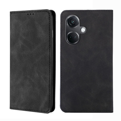 Skin Feel Magnetic Leather Phone Case, For OnePlus Ace 2 Pro, For OnePlus Nord CE3 5G