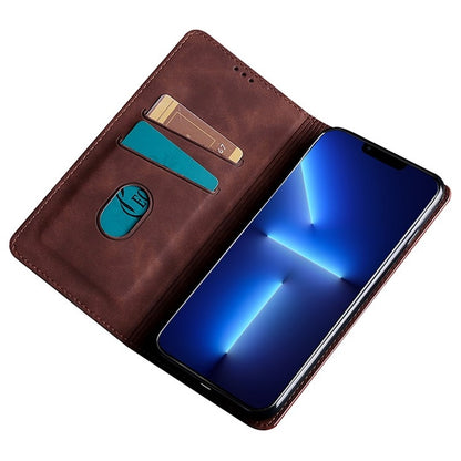 Skin Feel Magnetic Leather Phone Case, For OnePlus Ace 2 Pro, For OnePlus Nord CE3 5G