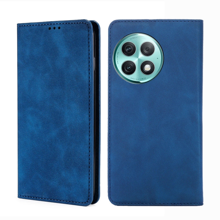 Skin Feel Magnetic Leather Phone Case, For OnePlus Ace 2 Pro, For OnePlus Nord CE3 5G