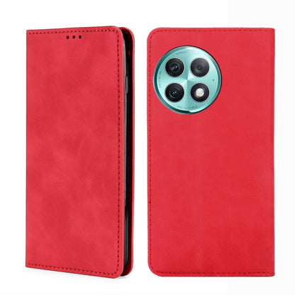 Skin Feel Magnetic Leather Phone Case, For OnePlus Ace 2 Pro, For OnePlus Nord CE3 5G