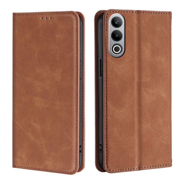 Skin Feel Magnetic Leather Phone Case, For OnePlus Ace 3 Pro 5G, For OnePlus Nord CE 4 Lite 5G, For OnePlus Ace 3V 5G, For OnePlus Nord CE4