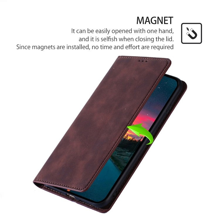 Skin Feel Magnetic Leather Phone Case, For OnePlus Ace 3 Pro 5G, For OnePlus Nord CE 4 Lite 5G, For OnePlus Ace 3V 5G, For OnePlus Nord CE4
