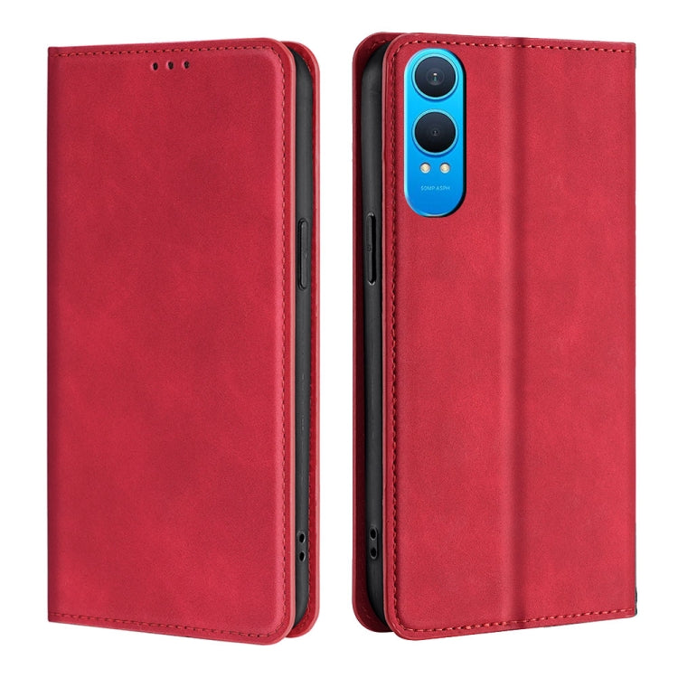 Skin Feel Magnetic Leather Phone Case, For OnePlus Ace 3 Pro 5G, For OnePlus Nord CE 4 Lite 5G, For OnePlus Ace 3V 5G, For OnePlus Nord CE4
