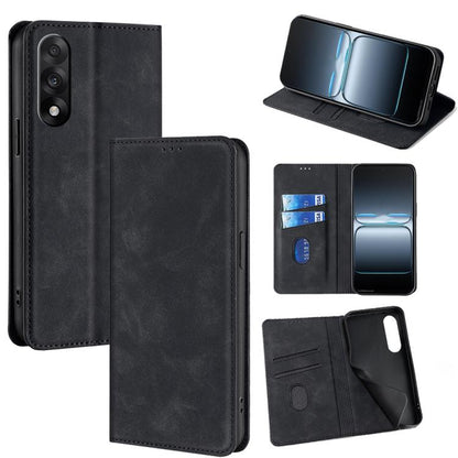 Skin Feel Magnetic Leather Phone Case, For OnePlus 15T 5G, For OnePlus Turbo 6 / 6V, For OnePlus Ace 5 Ultra / Nord 5, For OnePlus Ace 5 / 5 Pro