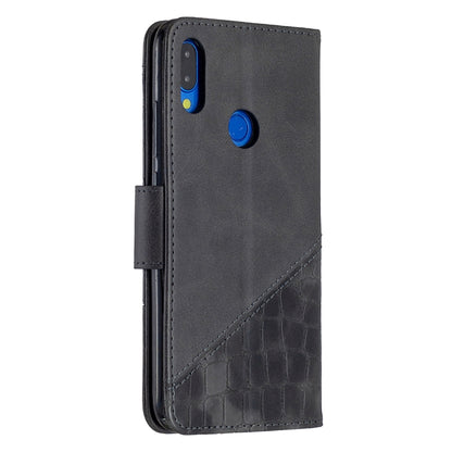 Matching Color Crocodile Texture Horizontal Flip PU Leather Case with Wallet & Holder & Card Slots, For Xiaomi Redmi Note 7, For Xiaomi Redmi Note 9 Pro