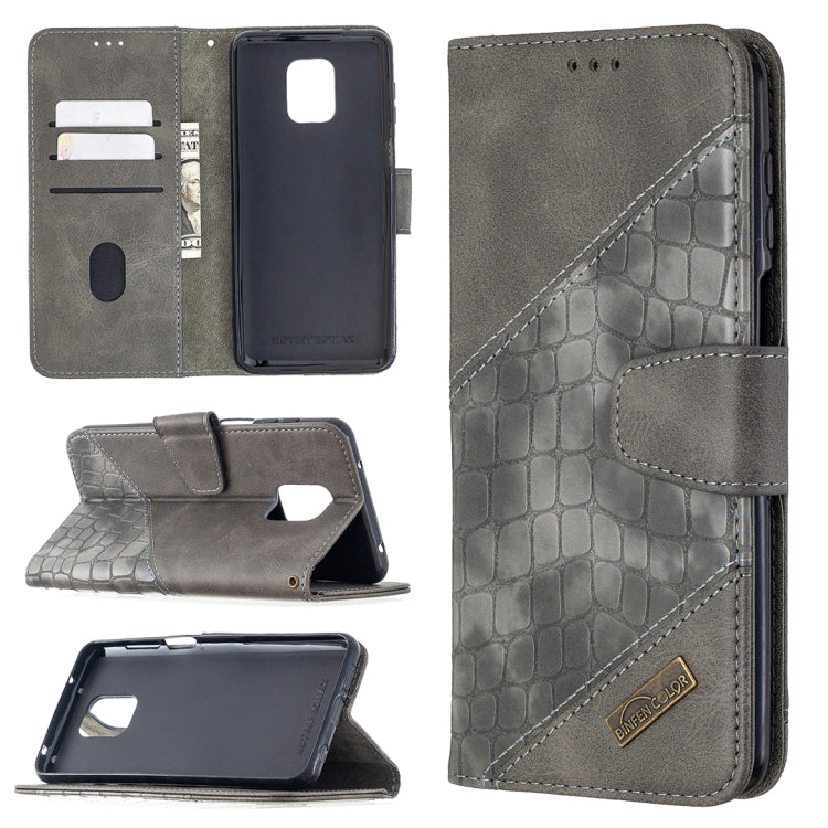 Matching Color Crocodile Texture Horizontal Flip PU Leather Case with Wallet & Holder & Card Slots, For Xiaomi Redmi Note 7, For Xiaomi Redmi Note 9 Pro