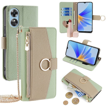 Crossbody Litchi Texture Leather Phone Case, For OPPO A17, For OPPO Reno7 A JP Version, For OPPO A57 4G 2022, For OPPO Reno8 Pro+ 5G