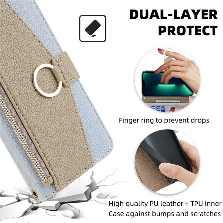 Crossbody Litchi Texture Leather Phone Case, For OnePlus Nord CE3 5G
