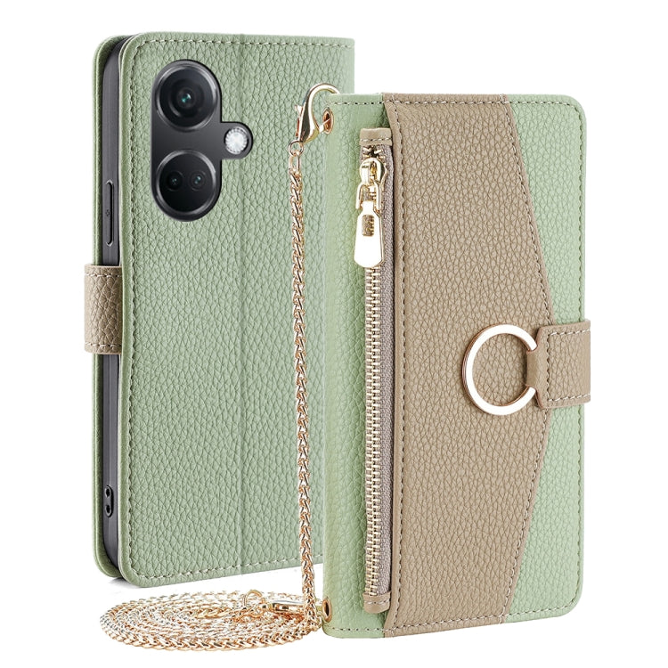 Crossbody Litchi Texture Leather Phone Case, For OnePlus Nord CE3 5G