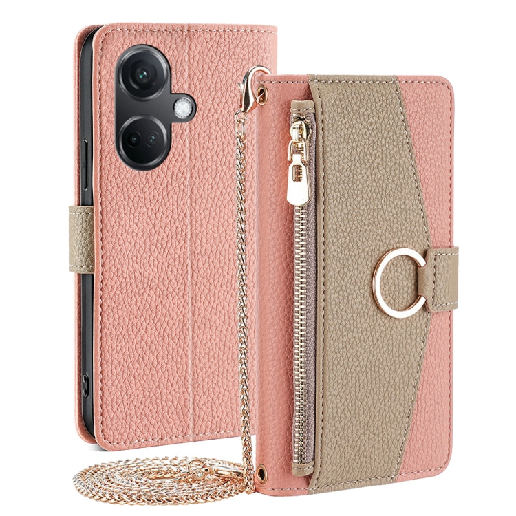 Crossbody Litchi Texture Leather Phone Case, For OnePlus Nord CE3 5G