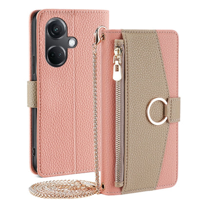 Crossbody Litchi Texture Leather Phone Case, For OnePlus Nord CE3 5G