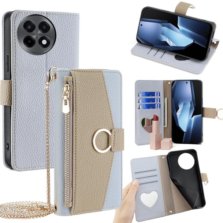 Crossbody Litchi Texture Leather Phone Case, For OnePlus Ace 5 Ultra / Nord 5, For OnePlus Ace 5 Racing / Nord CE5, For OnePlus Ace 5 / Ace 5 Pro, For OnePlus Ace 3 Pro 5G