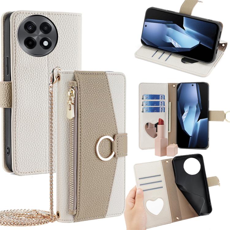 Crossbody Litchi Texture Leather Phone Case, For OnePlus Ace 5 Ultra / Nord 5, For OnePlus Ace 5 Racing / Nord CE5, For OnePlus Ace 5 / Ace 5 Pro, For OnePlus Ace 3 Pro 5G