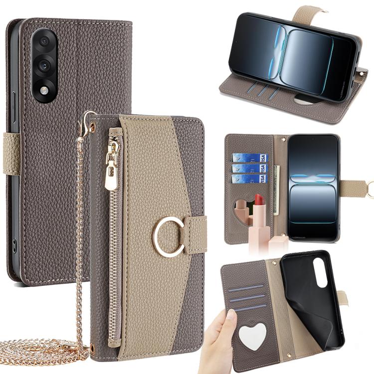 Crossbody Litchi Texture Leather Phone Case, For OnePlus Ace 5 Ultra / Nord 5, For OnePlus Ace 5 Racing / Nord CE5, For OnePlus Ace 5 / Ace 5 Pro, For OnePlus Ace 3 Pro 5G