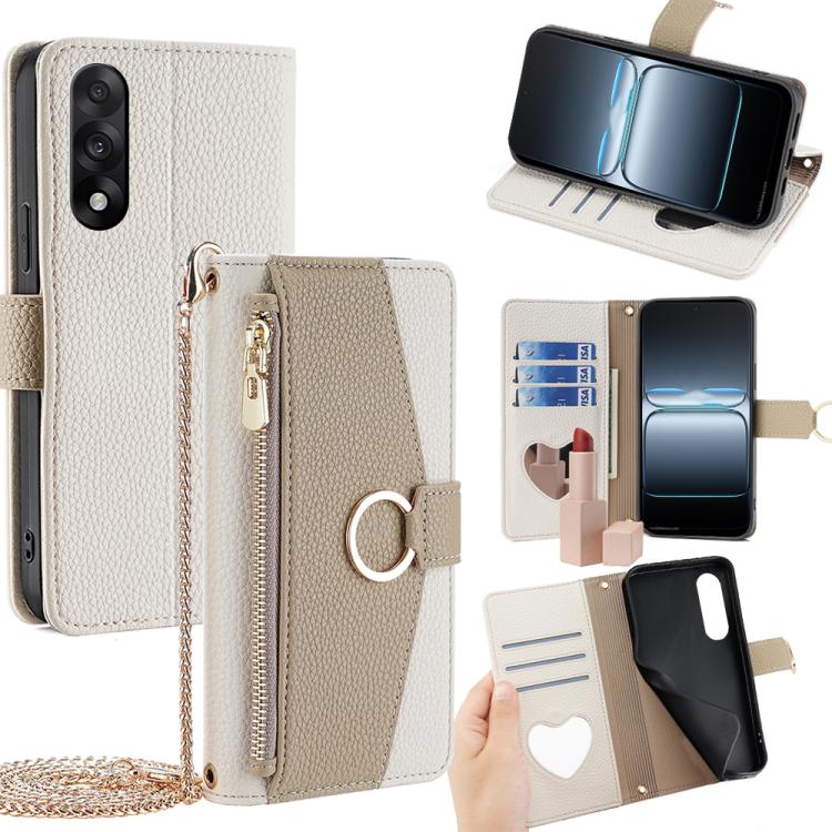 Crossbody Litchi Texture Leather Phone Case, For OnePlus Ace 5 Ultra / Nord 5, For OnePlus Ace 5 Racing / Nord CE5, For OnePlus Ace 5 / Ace 5 Pro, For OnePlus Ace 3 Pro 5G