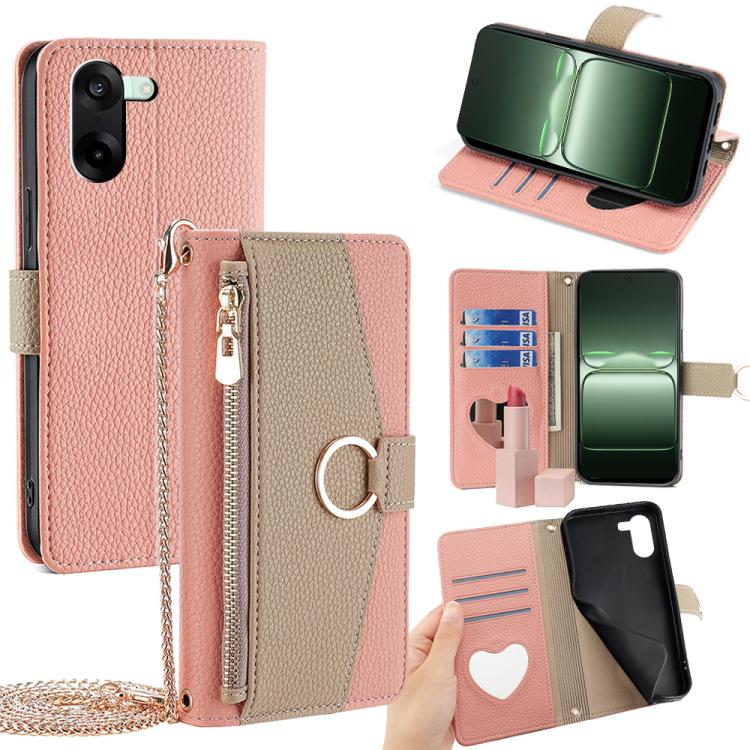 Crossbody Litchi Texture Leather Phone Case, For OnePlus Ace 5 Ultra / Nord 5, For OnePlus Ace 5 Racing / Nord CE5, For OnePlus Ace 5 / Ace 5 Pro, For OnePlus Ace 3 Pro 5G