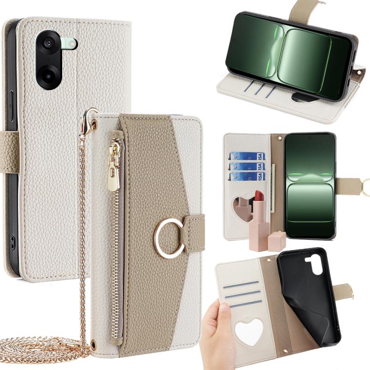 Crossbody Litchi Texture Leather Phone Case, For OnePlus Ace 5 Ultra / Nord 5, For OnePlus Ace 5 Racing / Nord CE5, For OnePlus Ace 5 / Ace 5 Pro, For OnePlus Ace 3 Pro 5G