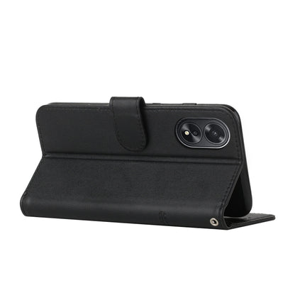 Stitching Calf Texture Buckle Leather Phone Case, For OPPO A38 / A18, For OPPO A58 / A78, For OPPO A79 5G, For OPPO A59 5G