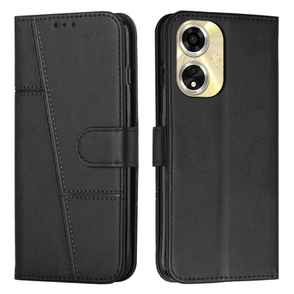 Stitching Calf Texture Buckle Leather Phone Case, For OPPO A38 / A18, For OPPO A58 / A78, For OPPO A79 5G, For OPPO A59 5G