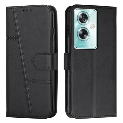 Stitching Calf Texture Buckle Leather Phone Case, For OPPO A38 / A18, For OPPO A58 / A78, For OPPO A79 5G, For OPPO A59 5G