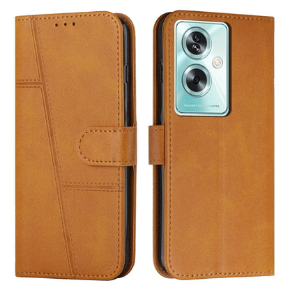 Stitching Calf Texture Buckle Leather Phone Case, For OPPO A38 / A18, For OPPO A58 / A78, For OPPO A79 5G, For OPPO A59 5G