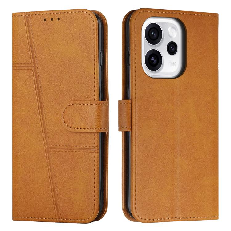 Stitching Calf Texture Buckle Leather Phone Case, For OPPO Reno16 F / Reno16 FS 5G, For OPPO Reno16 / Reno16 Pro 5G Global, For OPPO Reno15 F 5G Global, For OPPO Reno15 Pro Max 5G Global