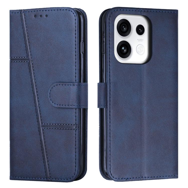 Stitching Calf Texture Buckle Leather Phone Case, For OPPO Reno16 F / Reno16 FS 5G, For OPPO Reno16 / Reno16 Pro 5G Global, For OPPO Reno15 F 5G Global, For OPPO Reno15 Pro Max 5G Global