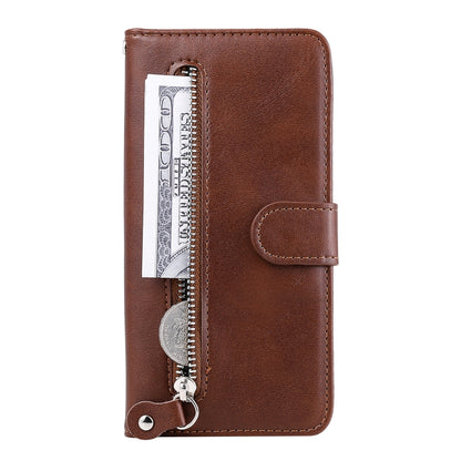 Fashion Calf Texture Zipper Horizontal Flip Leather Case with Stand & Card Slots & Wallet Function, For Xiaomi Mi Note 10 Lite, For Xiaomi Redmi Note 9 / 10X 5G