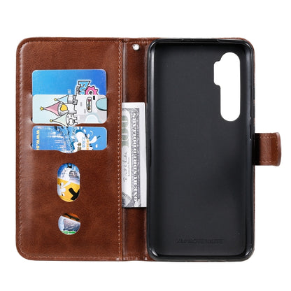 Fashion Calf Texture Zipper Horizontal Flip Leather Case with Stand & Card Slots & Wallet Function, For Xiaomi Mi Note 10 Lite, For Xiaomi Redmi Note 9 / 10X 5G