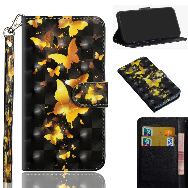 3D Painting Pattern Horizontal Flip TPU + PU Leather Case with Holder & Card Slots & Wallet, For OnePlus 7T