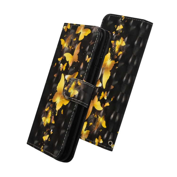 3D Painting Pattern Horizontal Flip TPU + PU Leather Case with Holder & Card Slots & Wallet, For OnePlus 7T