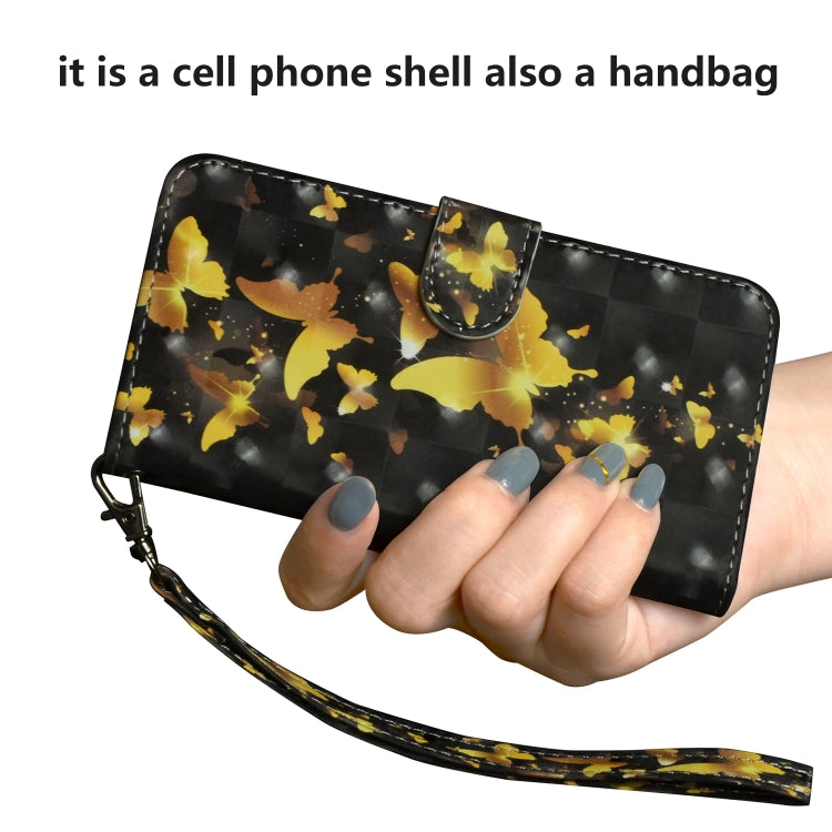 3D Painting Pattern Horizontal Flip TPU + PU Leather Case with Holder & Card Slots & Wallet, For OnePlus 7T