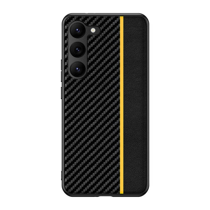 Ultra-thin Carbon Fiber Texture Splicing Phone Case, For Samsung Galaxy S24 Ultra 5G, For Samsung Galaxy S24+ 5G, For Samsung Galaxy S24 5G
