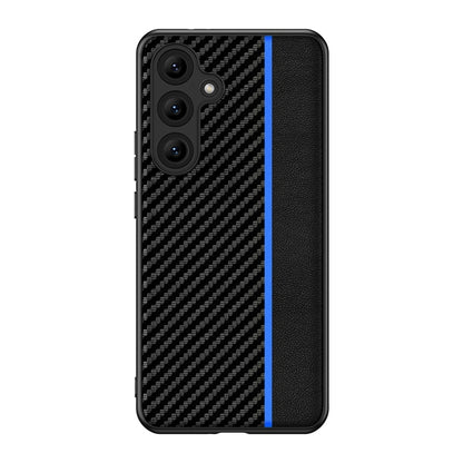 Ultra-thin Carbon Fiber Texture Splicing Phone Case, For Samsung Galaxy S26+ 5G, For Samsung Galaxy S26 Ultra 5G, For Samsung Galaxy S26 5G, For Samsung Galaxy S25 FE 5G, For Samsung Galaxy S25 5G, For Samsung Galaxy S25+ 5G                            ...
