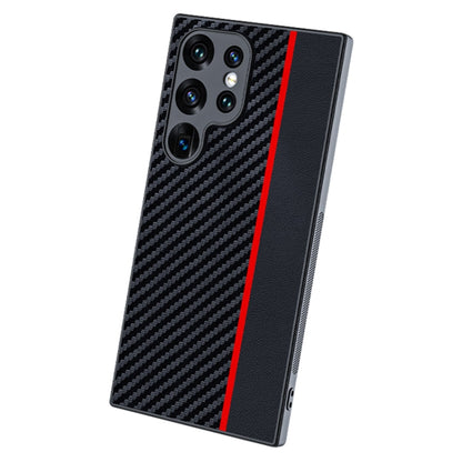 Ultra-thin Carbon Fiber Texture Splicing Phone Case, For Samsung Galaxy S26+ 5G, For Samsung Galaxy S26 Ultra 5G, For Samsung Galaxy S26 5G, For Samsung Galaxy S25 FE 5G, For Samsung Galaxy S25 5G, For Samsung Galaxy S25+ 5G                            ...