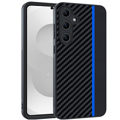 Ultra-thin Carbon Fiber Texture Splicing Phone Case, For Samsung Galaxy S26+ 5G, For Samsung Galaxy S26 Ultra 5G, For Samsung Galaxy S26 5G, For Samsung Galaxy S25 FE 5G, For Samsung Galaxy S25 5G, For Samsung Galaxy S25+ 5G                            ...