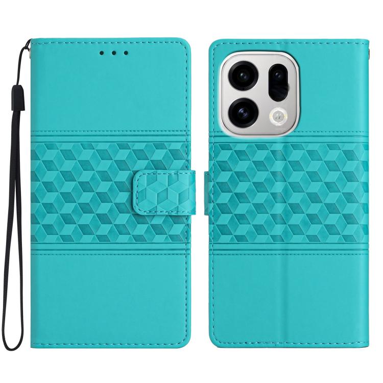 Diamond Embossed Skin Feel Leather Phone Case, For OPPO Reno15 5G Global, For OPPO Find X9, For OPPO A6 Pro 4G / 5G / F31 5G, For OPPO Find X9 Pro