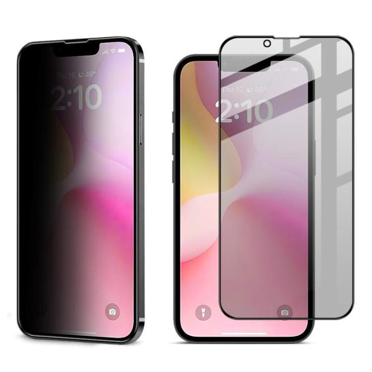 imak HD Full Screen Anti-spy Tempered Glass Protective Film, For iPhone 16e, For iPhone 15 Pro Max, For iPhone 15 Pro, For iPhone 15 Plus, For iPhone 15